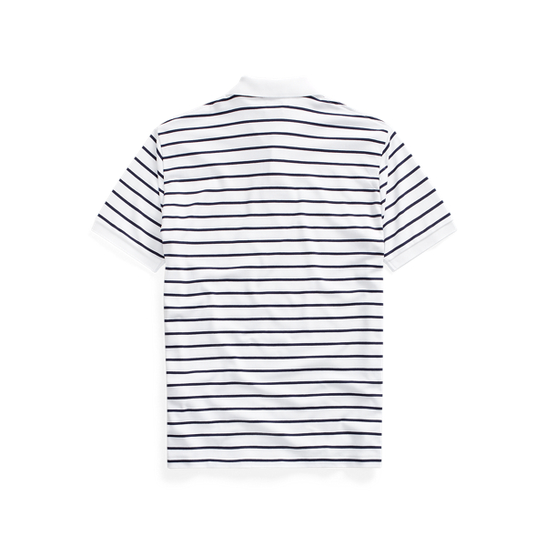 White/Refined Navy Custom Slim Soft Cotton Polo Polo Ralph Lauren 2