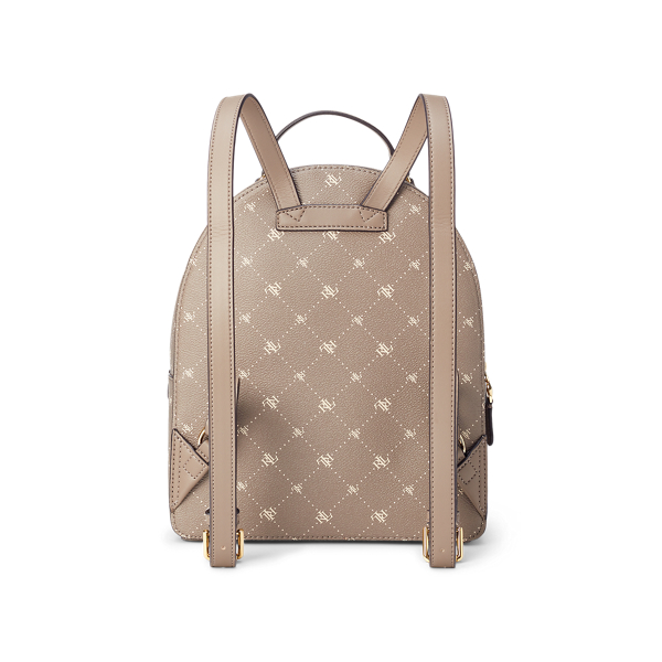 Porcini/Taupe Vegan Leather Medium Backpack Lauren 3