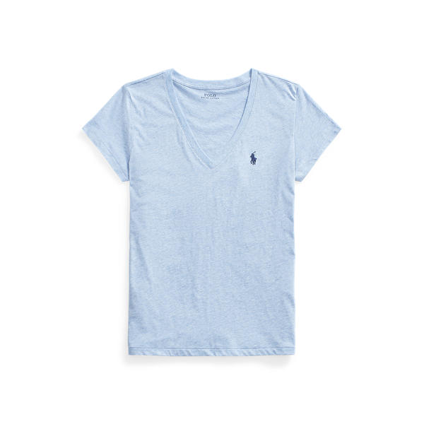 Cotton Jersey V-Neck Tee Polo Ralph Lauren 1