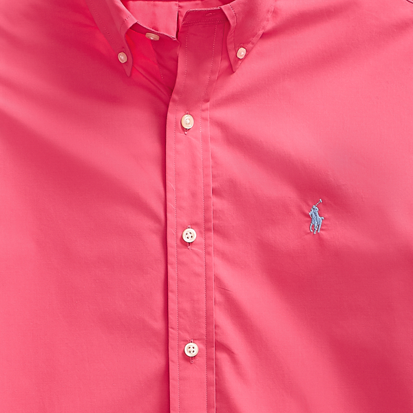 Hyannis Red Classic Fit Poplin Shirt Polo Ralph Lauren 3