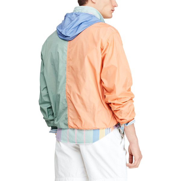 Blue/Coral/Mint Polo 1992 Popover Jacket Polo Ralph Lauren 5