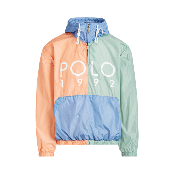Blue/Coral/Mint Polo 1992 Popover Jacket Polo Ralph Lauren 2
