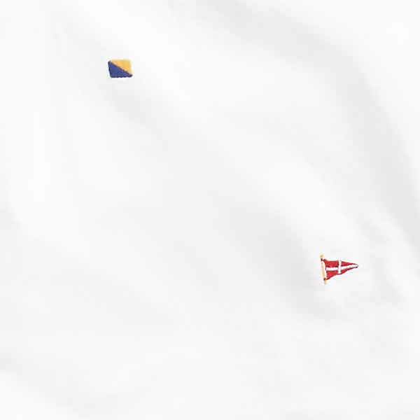 White Classic Nautical Oxford Shirt Polo Ralph Lauren 4