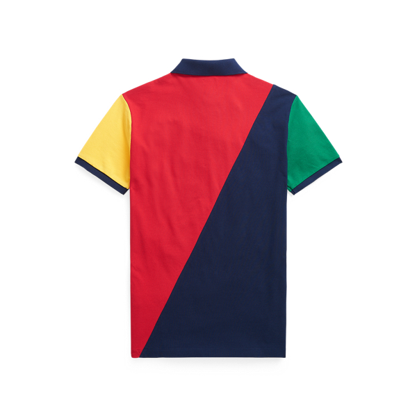 RL Red Multi Custom Slim Fit Mesh Polo Polo Ralph Lauren 2