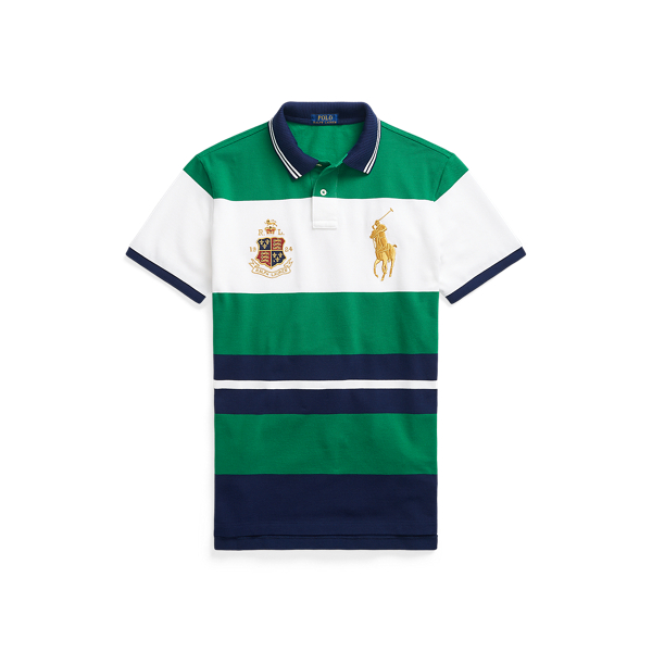 Custom Slim Fit Mesh Polo