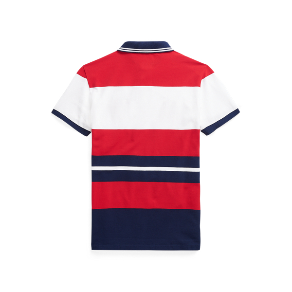 RL Red Multi Custom Slim Fit Mesh Polo Polo Ralph Lauren 2