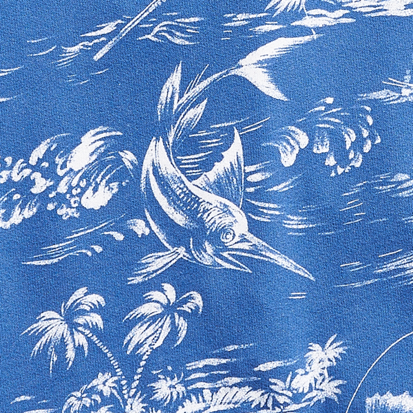 Blue Marlin Tropical Spa Terry Hoodie Polo Ralph Lauren 4