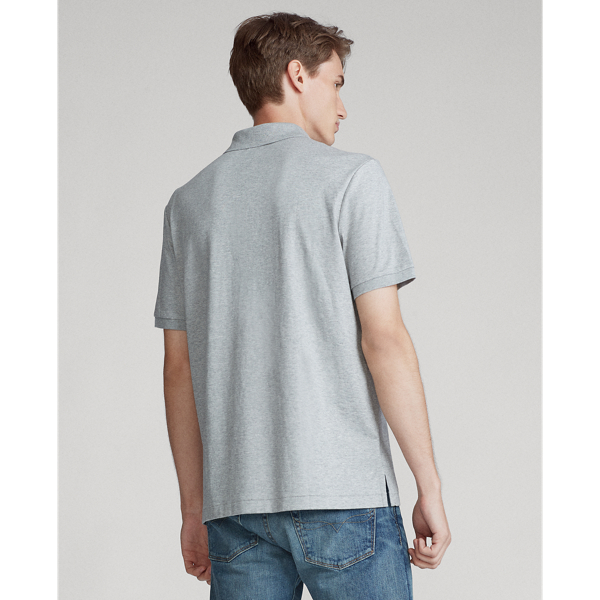 Modern Blue Heather Custom Slim Fit Soft Cotton Polo Shirt Polo Ralph Lauren 5