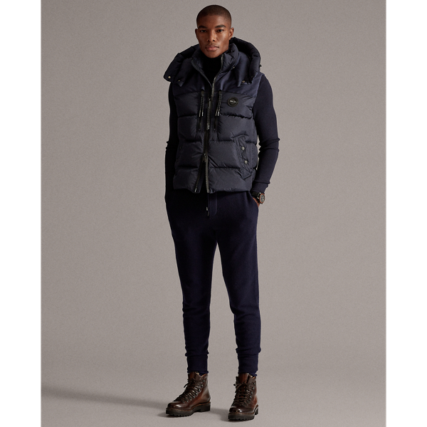 Classic Chairman Navy Water-Repellent Down Vest RLX 4