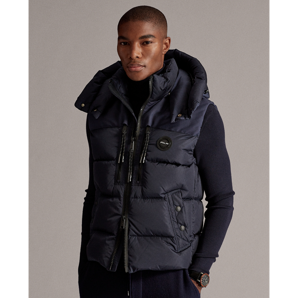 Classic Chairman Navy Water-Repellent Down Vest RLX 1
