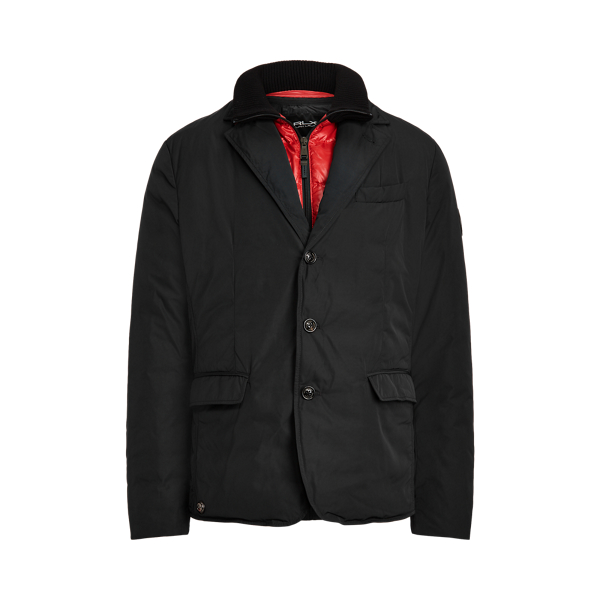 Black Water-Repellent Down Jacket RLX 2