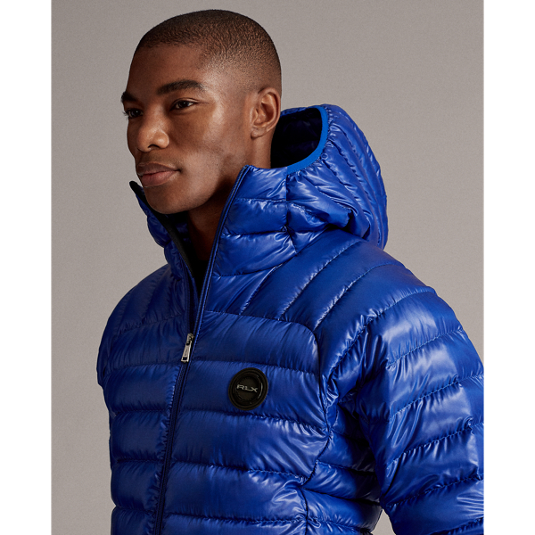 Royal Blue Water-Repellent Down Jacket RLX 6
