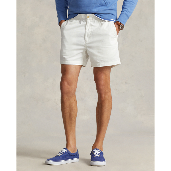Short Polo prepster Classic Fit serg&eacute; Polo Ralph Lauren en Blanc 4