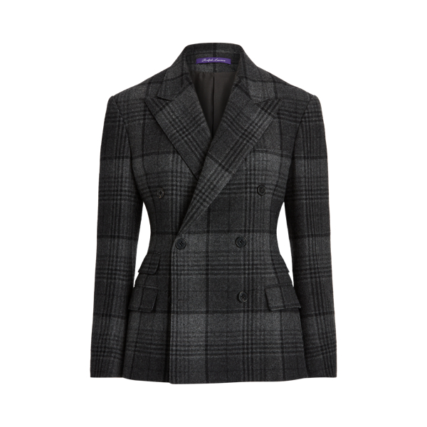 Kent Plaid Cashmere-Wool Jacket Ralph Lauren Collection em 1