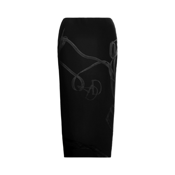 Cindy Bridle-Jacquard Skirt Ralph Lauren Collection em 1