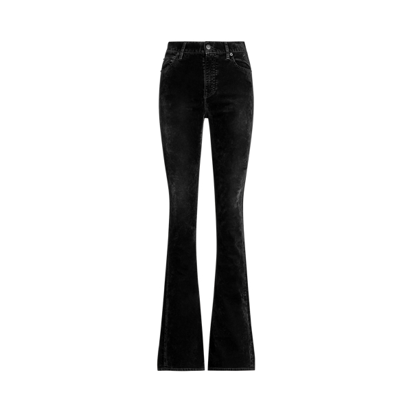 Black 208 High-Rise Bootcut Jeans Ralph Lauren Collection 2