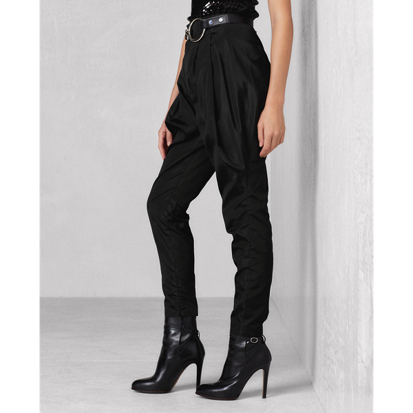 Black London Silk Faille Trouser Ralph Lauren Collection 5