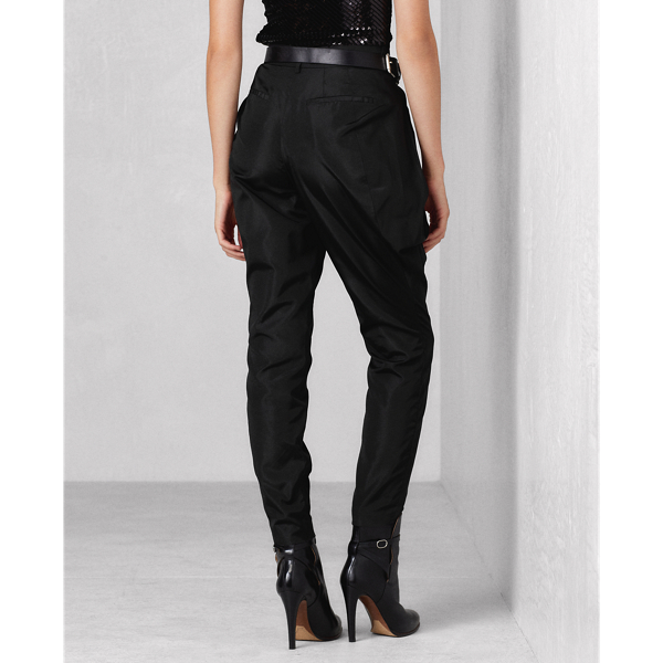 Black London Silk Faille Trouser Ralph Lauren Collection 6