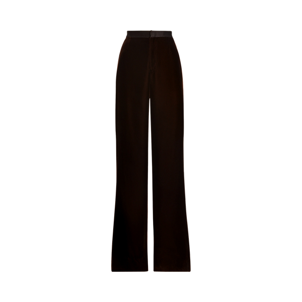 Daneila Velvet Wide-Leg Pant Ralph Lauren Collection em 1
