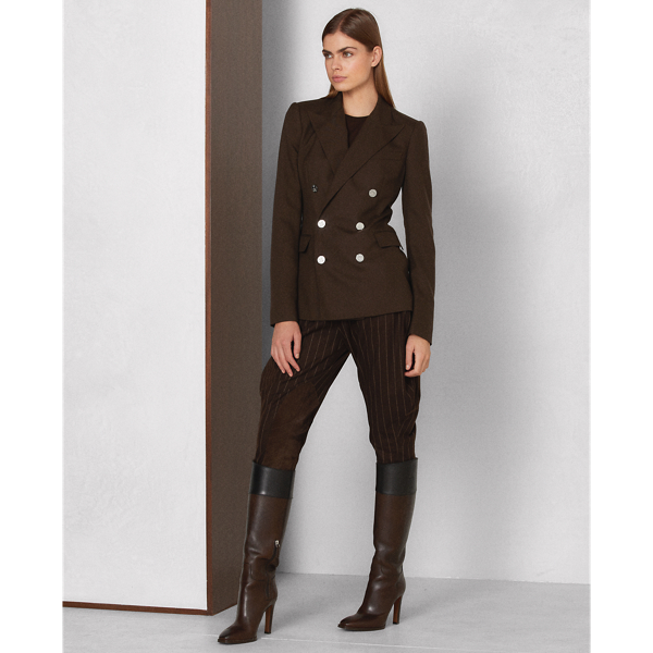 Chocolate Camden Cashmere Jacket Ralph Lauren Collection 4