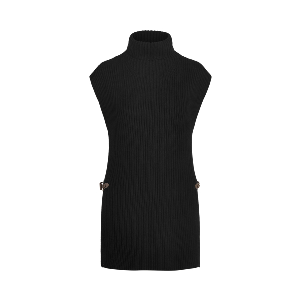 &Auml;rmelloser Rollkragenpullover