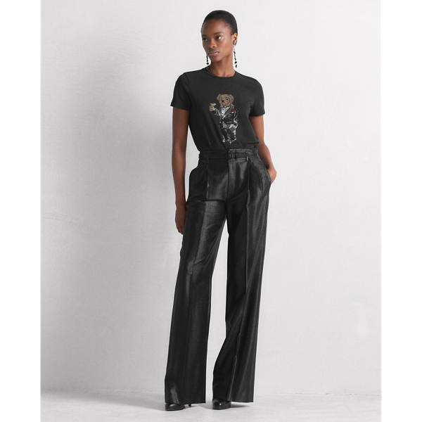 Black Martini Polo Bear Cotton Tee Ralph Lauren Collection 4