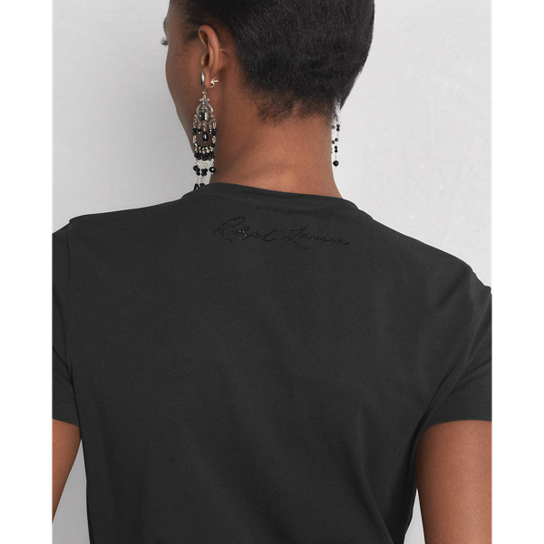 Black Martini Polo Bear Cotton Tee Ralph Lauren Collection 5
