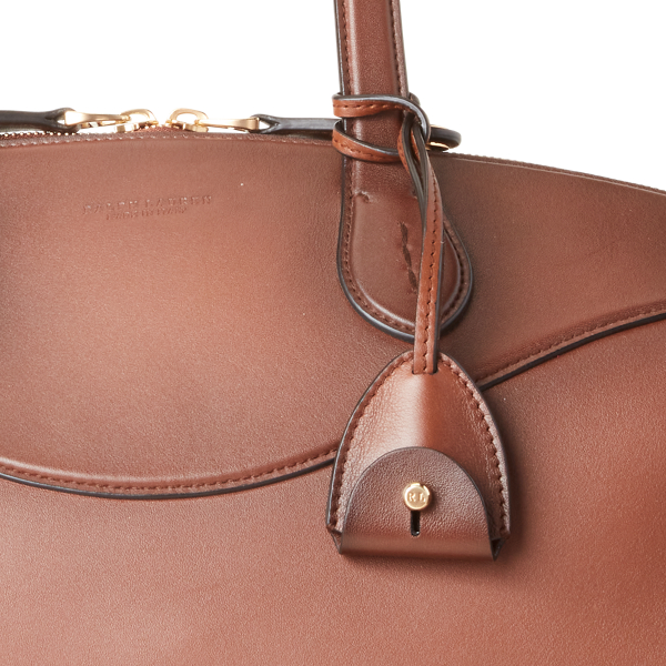 Chestnut Burnished Large Voyager Ralph Lauren Collection 6