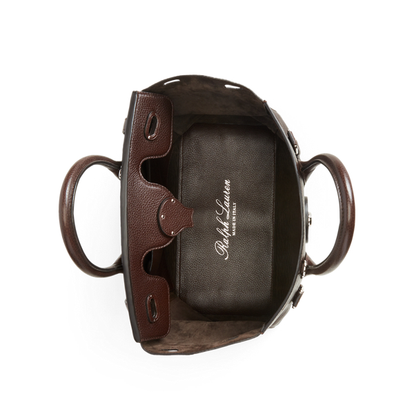 Hirschledertasche Light Ricky 33 Ralph Lauren Collection in Dunkelbraun 4