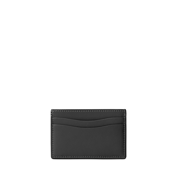 Black Calfskin Card Case Ralph Lauren Collection 2