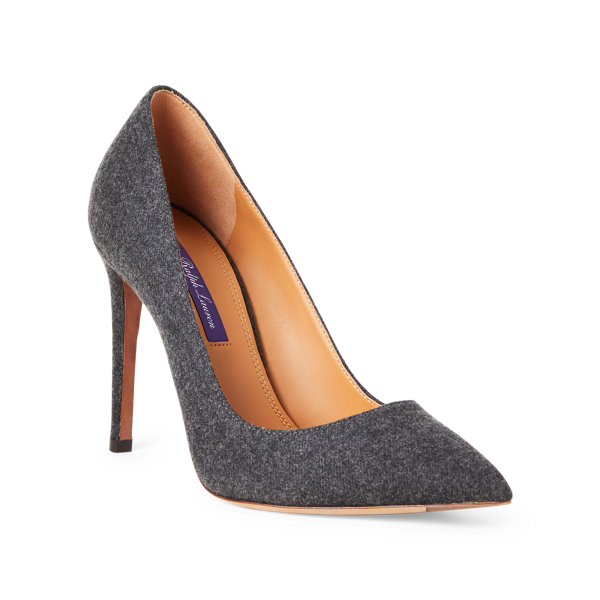 Grey Armissa Wool Flannel Pump Ralph Lauren Collection 2