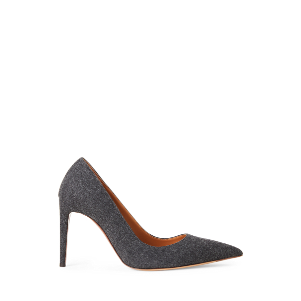 Zapato de sal&oacute;n Armissa de franela Ralph Lauren Collection en 1