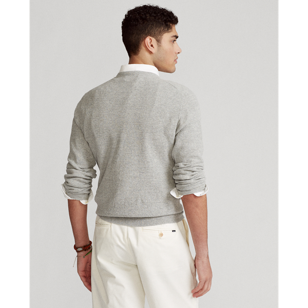 Andover Heather Cotton-Linen Crewneck Jumper Polo Ralph Lauren 5