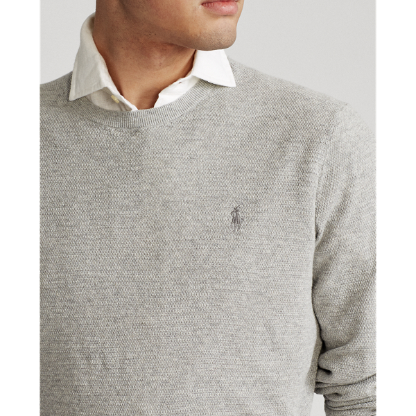 Andover Heather Cotton-Linen Crewneck Jumper Polo Ralph Lauren 6