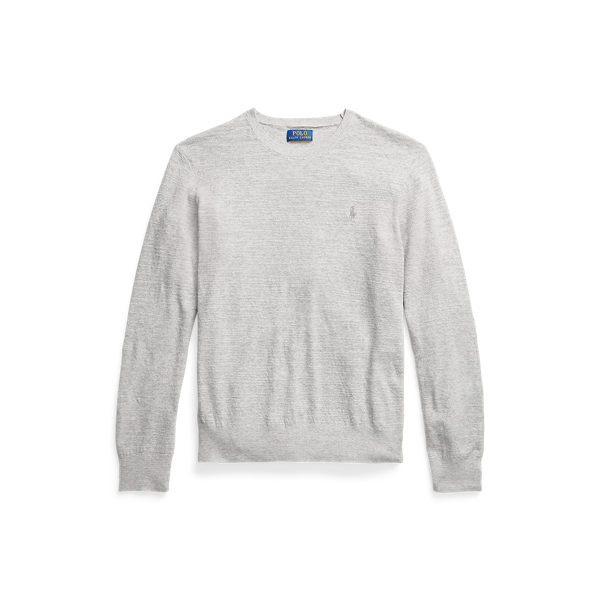 Andover Heather Cotton-Linen Crewneck Jumper Polo Ralph Lauren 2