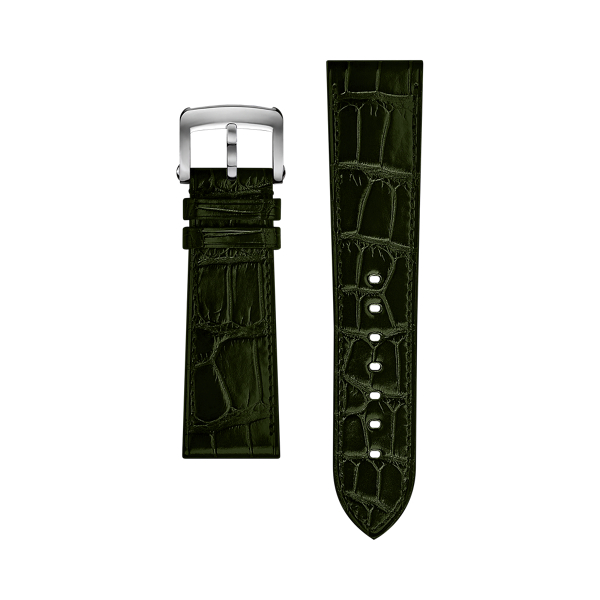 Dark Green Uhrenarmband aus Alligatorleder Polo Ralph Lauren 1