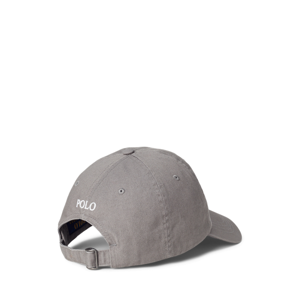 Gray polo cap on sale