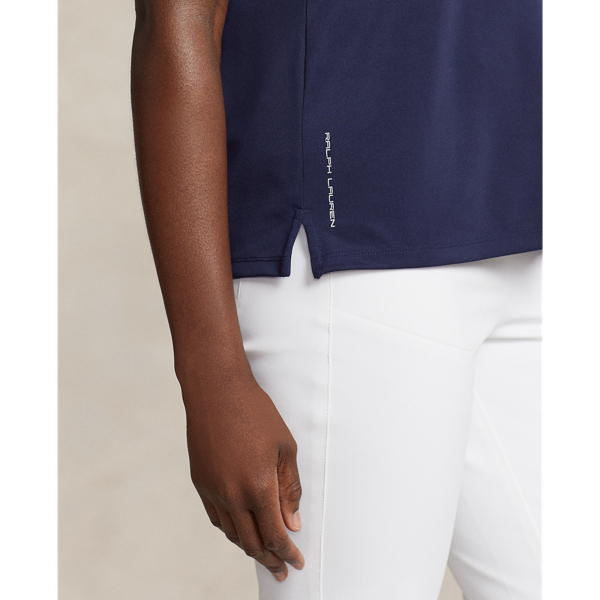Mouwloos piqu&eacute; Polo-shirt RLX Golf in Refined navy 6
