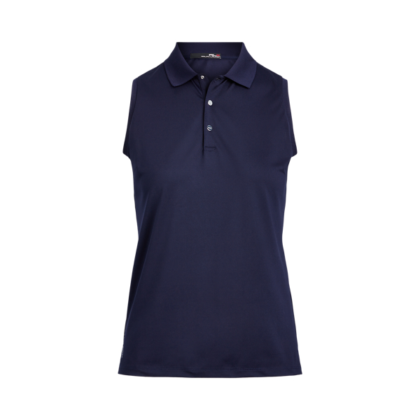 【ANDAR】 Airy Fit PK Polo Sleeveless / 追跡付 Rafaella Women's Sleeveless Polo Shirt with Quarter Zip