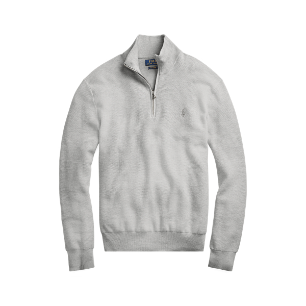 Andover Heather Cotton Quarter-Zip Jumper Polo Ralph Lauren 2