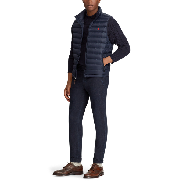 Aviator Navy Packable Water-Repellent Down Vest Polo Ralph Lauren 3