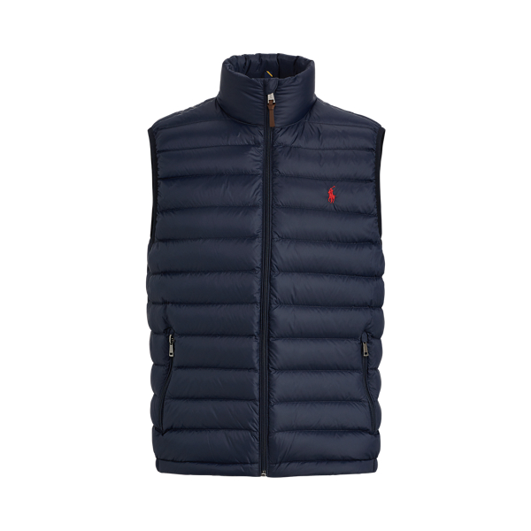 Packable Water-Repellent Down Vest