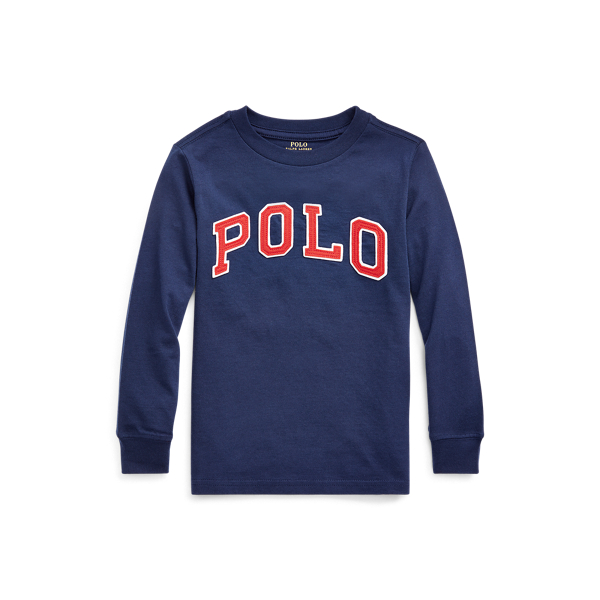 Logo katoenjersey lange mouwen T-shirt