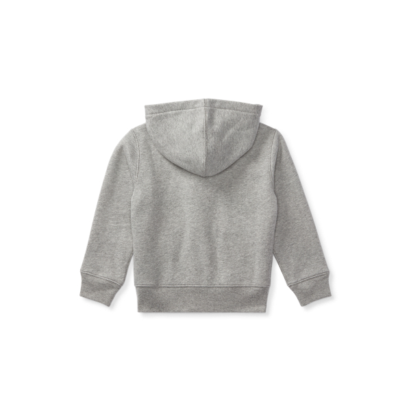 Light Grey Heather Cotton-Blend-Fleece Hoodie Boys 1.5-6 Years 2