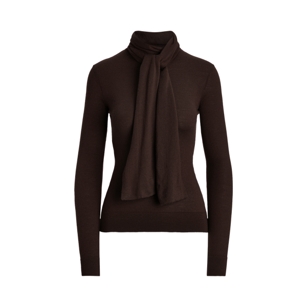 Cashmere Tie-Neck Jumper Ralph Lauren Collection 1