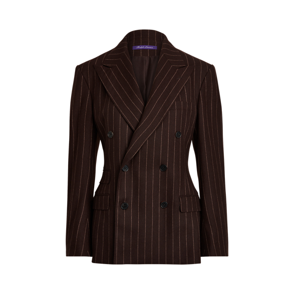Kent Double-Breasted Wool Flannel Jacket