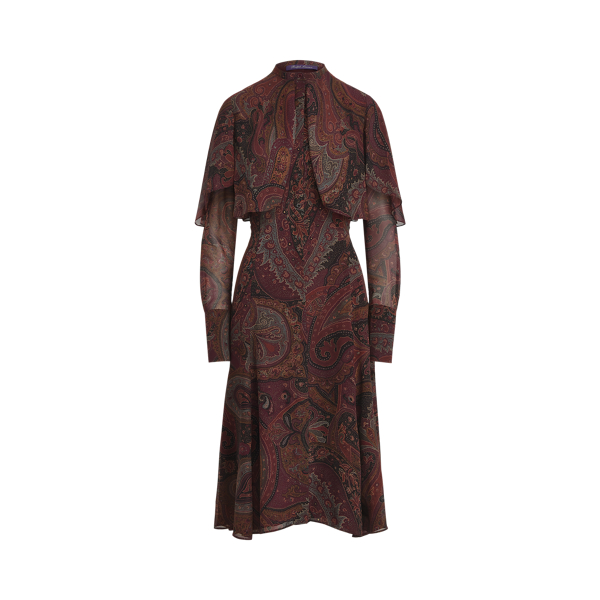 Robe Cailyn georgette cachemire