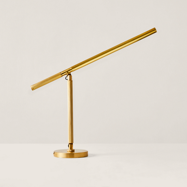 Barrett Knurled Boom-Arm Desk Light