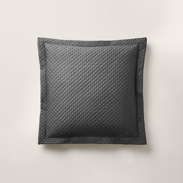 Argyle Quilted Sateen Sham