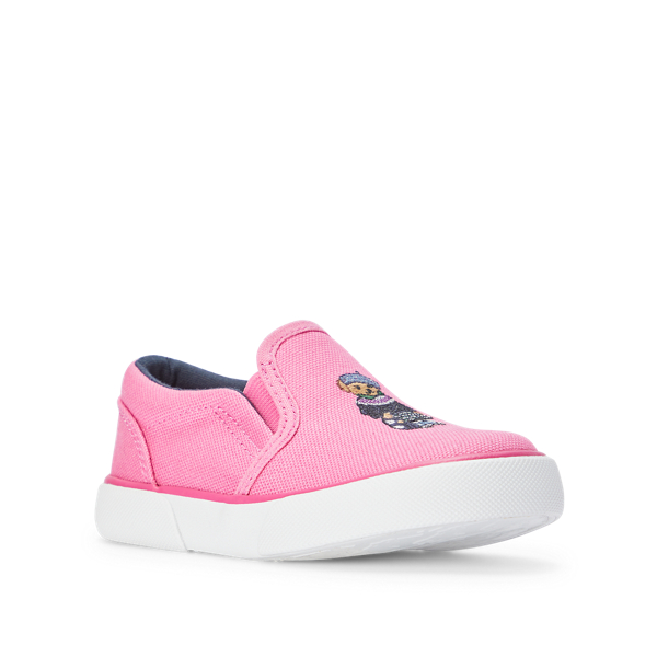 Pink Polo Bear Bal Harbour II Slip-On Trainer Girls 1.5-6.5 Years 2